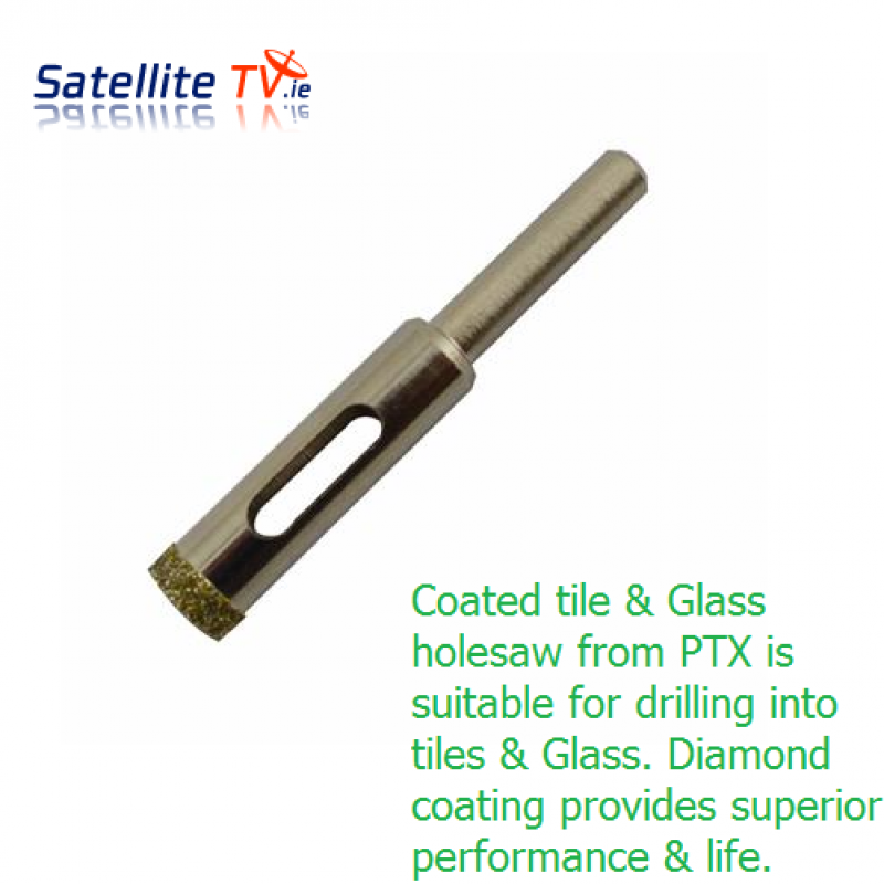 10mm Diamond Coated Tile & Glass Holesaw 