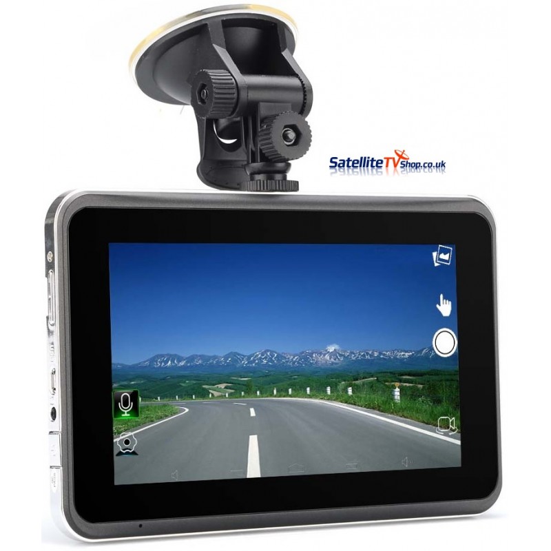 7inch Touchscreen GPS with DVR Dash Camera