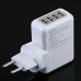4 Port USB AC Adapter US/EU/UK/AU Plug Wall Charger