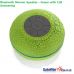 Bluetooth Shower Speaker - Aqua Green - Hands-free Call / 400mAh Lithium-ion Battery / Lamp Colour Change