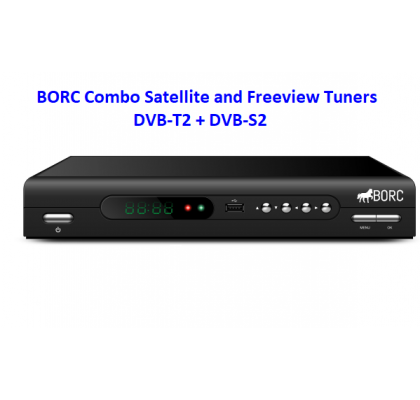 BORC Combo Satellite HD - Freeview HD DVB-S2 + DVB-T2
