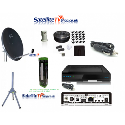 Caravan HD Satellite + Freeview TV System