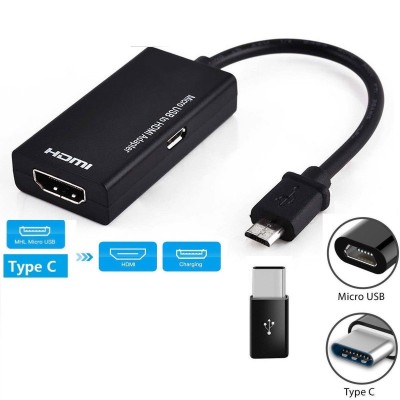 USB Male to HDMI Female Adapter