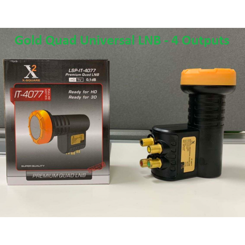 Super High Gain Gold Quad LNB