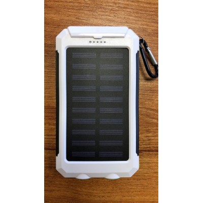 Solar Mobile Phone Charger - White