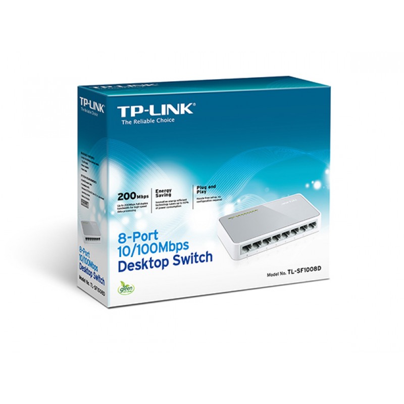 TP-Link 8-Port 200Mbps Desktop Switch TP-Link 8-Port 200Mbps Desktop Switch