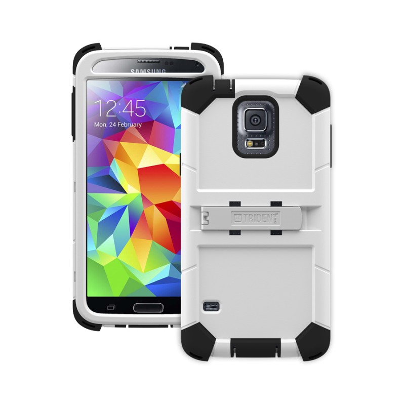 Trident Kraken AMS Case Samsung S5 - Military Grade - White