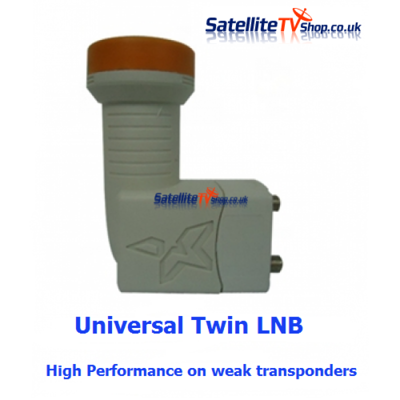 Universal Twin LNB 0.1db 40mm
